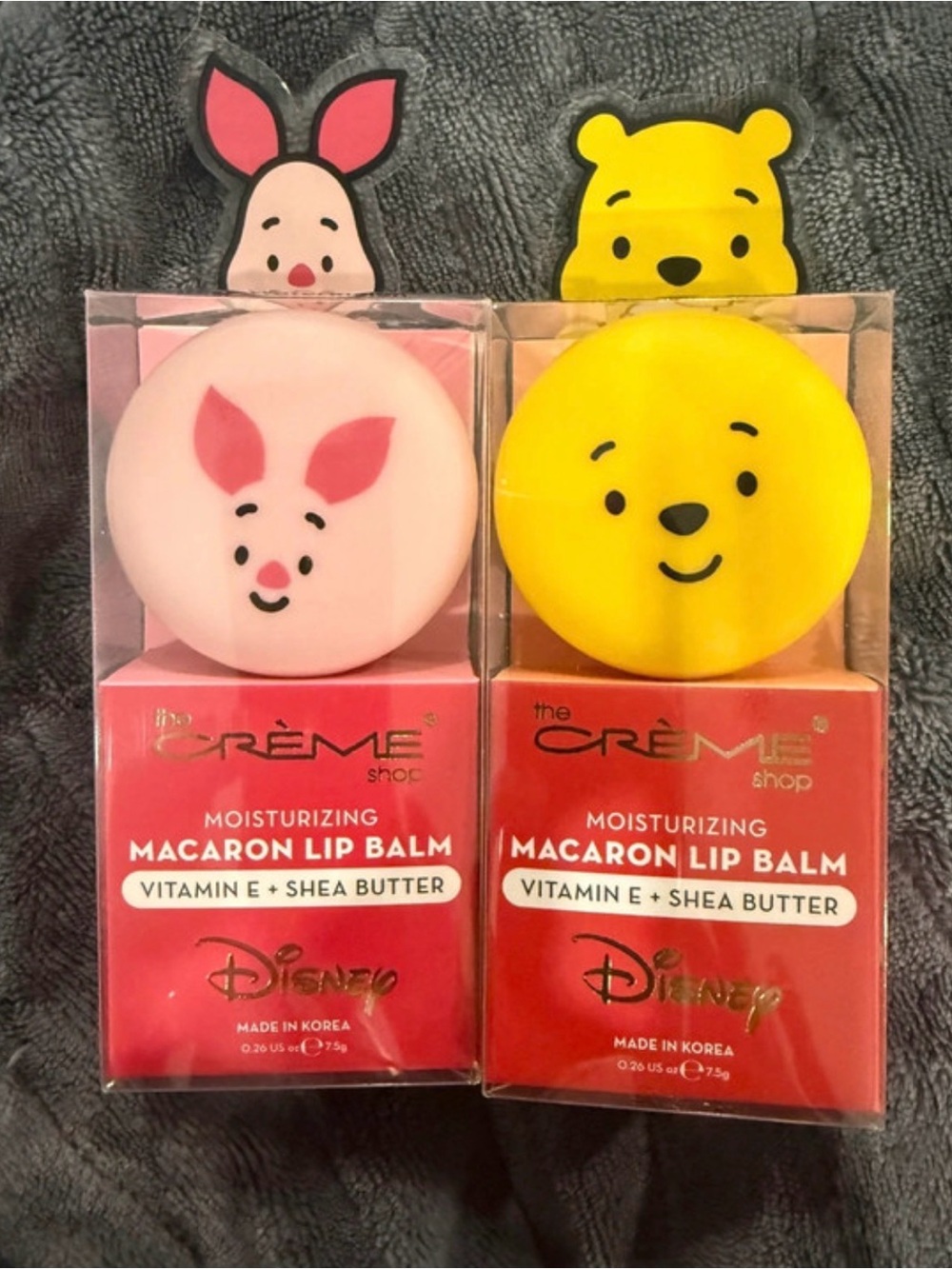 The Crème Shop Disney Moisturizing Macaron Lip Balm - Pink & Yellow